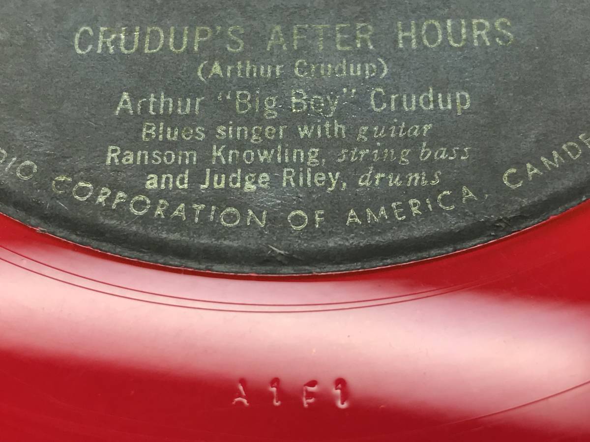 Arthur"Big Boy"Crudup/RCA 50-0000/That's All Right/Crudup's After Hours/1949_画像7