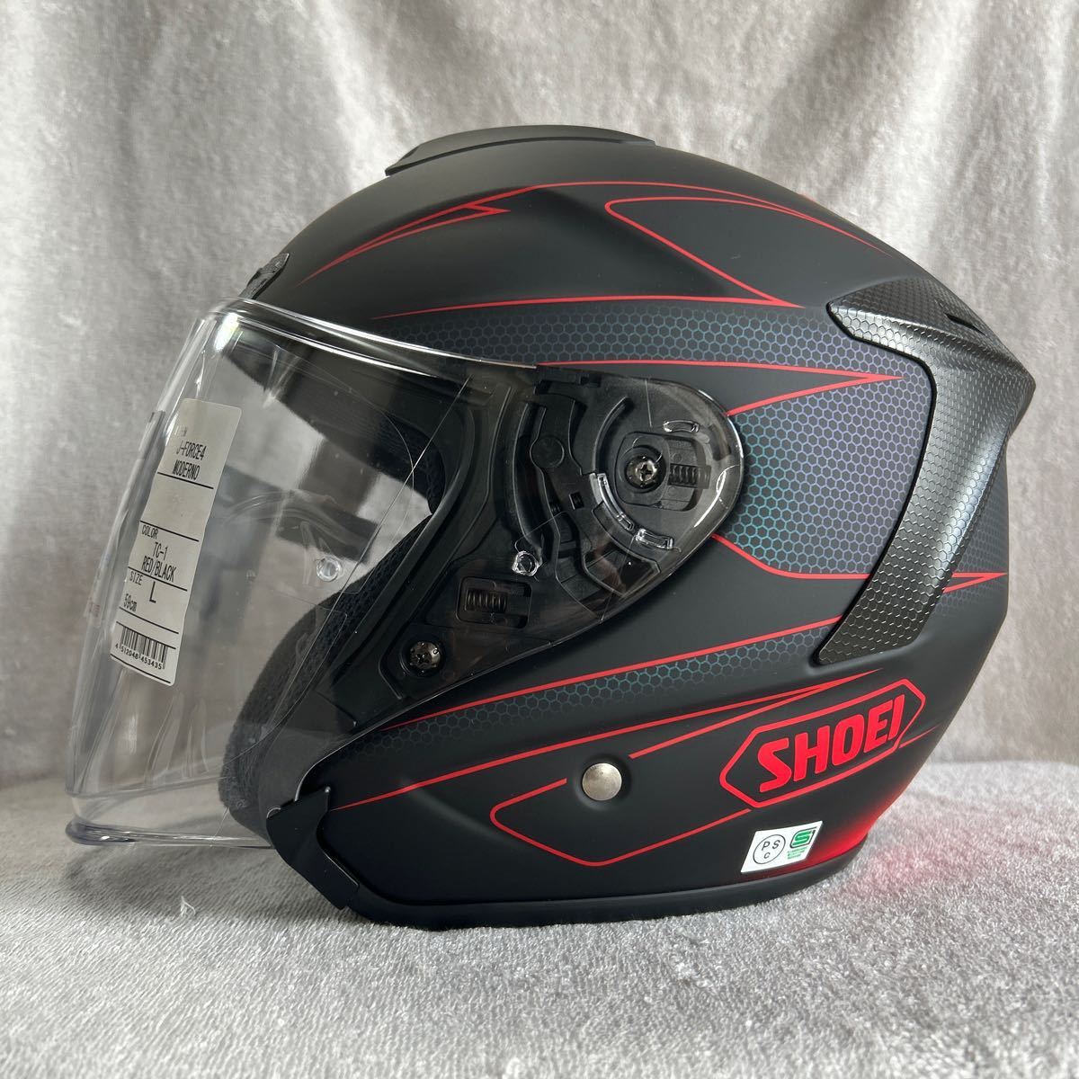 廃盤 SHOEI J-FORCE4 MODERNO Lサイズ 59cm モデルノ ショウエイ ショーエイ Jフォース Jフォース4 スポーツジェット ヘルメット A51030-2_画像4