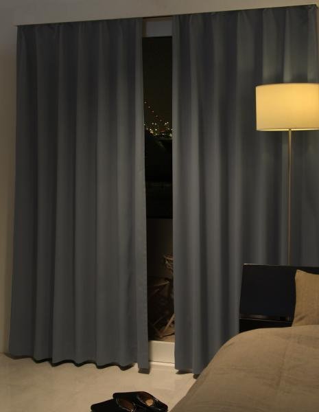 １級遮光 ドレープカーテン (幅150cm×高さ200cm)の２枚セット 色