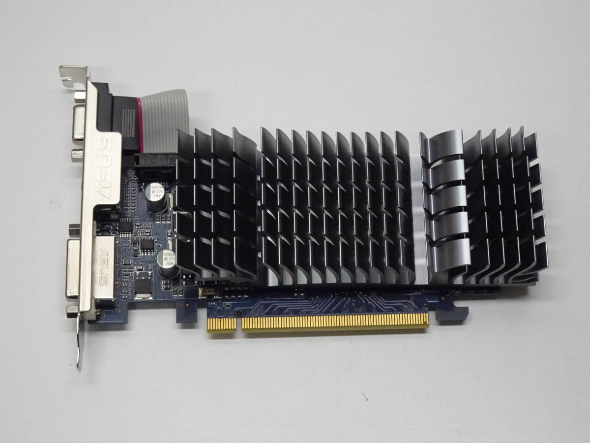 未使用品 ASUS GeForce 210 512MB ASUS EN210 SILENT 2スロットロープロファイル対応 ファンレス M-2100_画像3