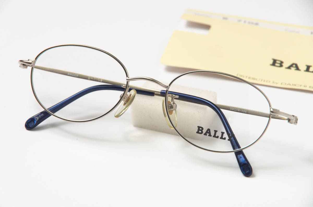 ★デッド未使用 BALLY B-7102 50 PM 上質メタル.フレーム 日本製_画像1