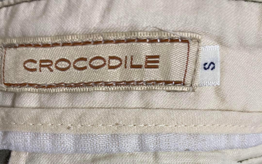 39a925 crocodile [S] lady's chinos khaki cotton 