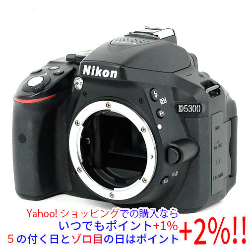 特価 【中古】Nikon D5300 18-55 VR IIレンズキット ブラック ニコン