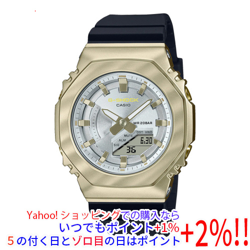 【いつでも+1％！5のつく日とゾロ目の日は+2%！】CASIO 腕時計 G-SHOCK メタルカバードシリーズ GM-S2100BC-1AJF [管理:1100052036]