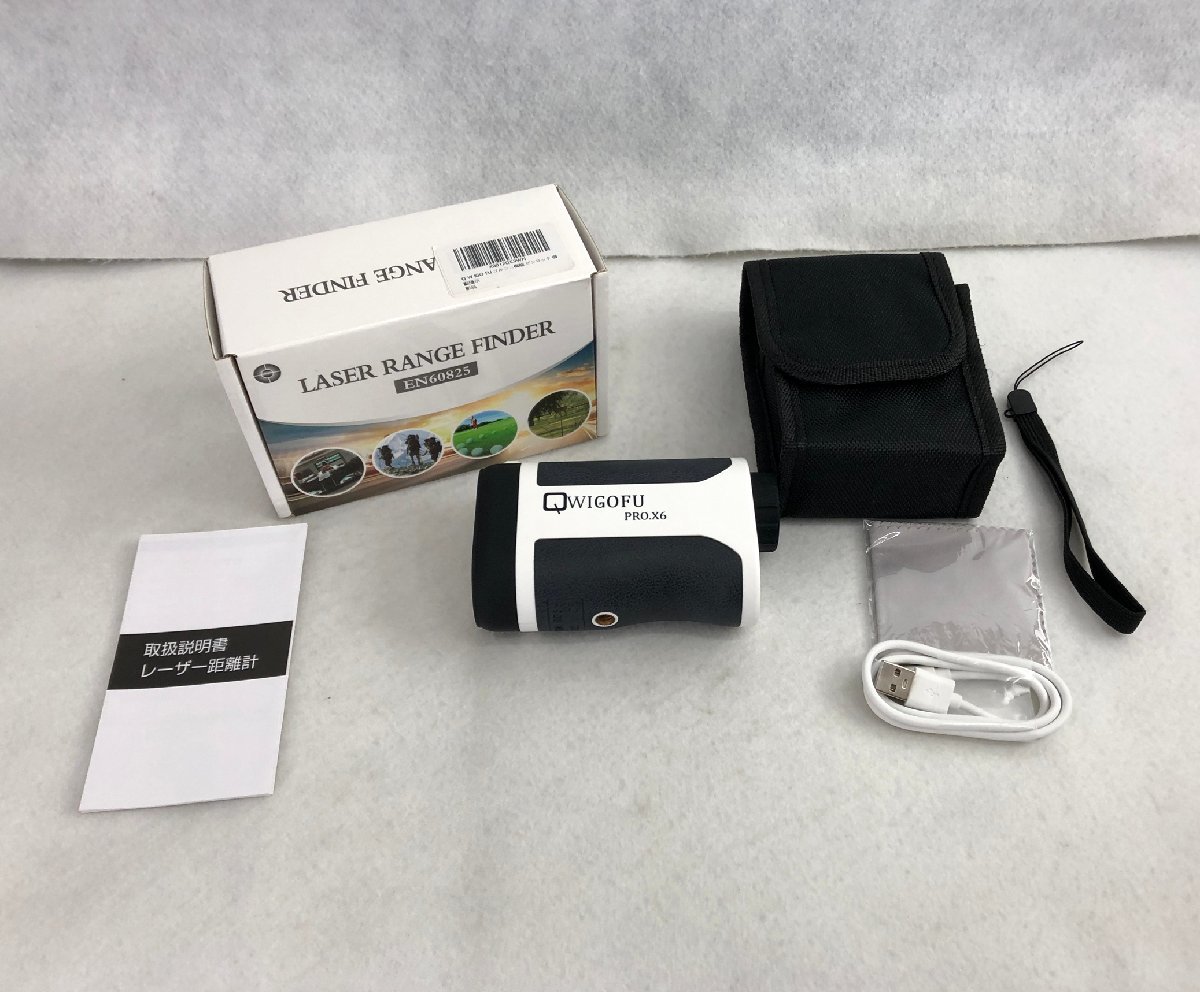 ★中古品★レーザー距離計 LASER RANGE FINDER EN60825 PRO.X6 QWIGOFU_画像1