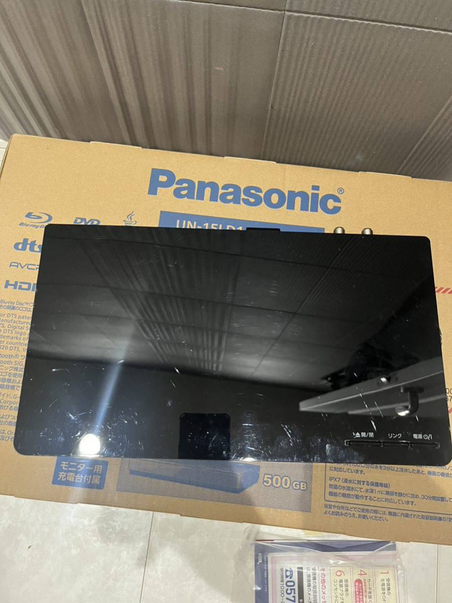 展示品 パナソニック Panasonic ポータブルテレビ プライベートビエラ UN-15LD11-KJ [15V型 /防水対応 /500GB] un-15ld11_画像5