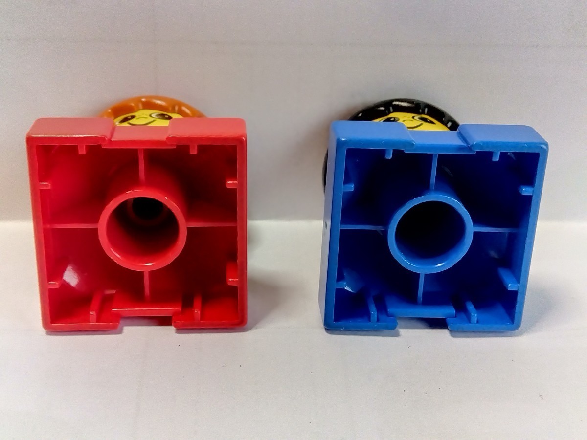 レゴデュプロ フィグ 人形  子供 2個セット① フィグ パーツ 2×2 特殊ブロック の画像6