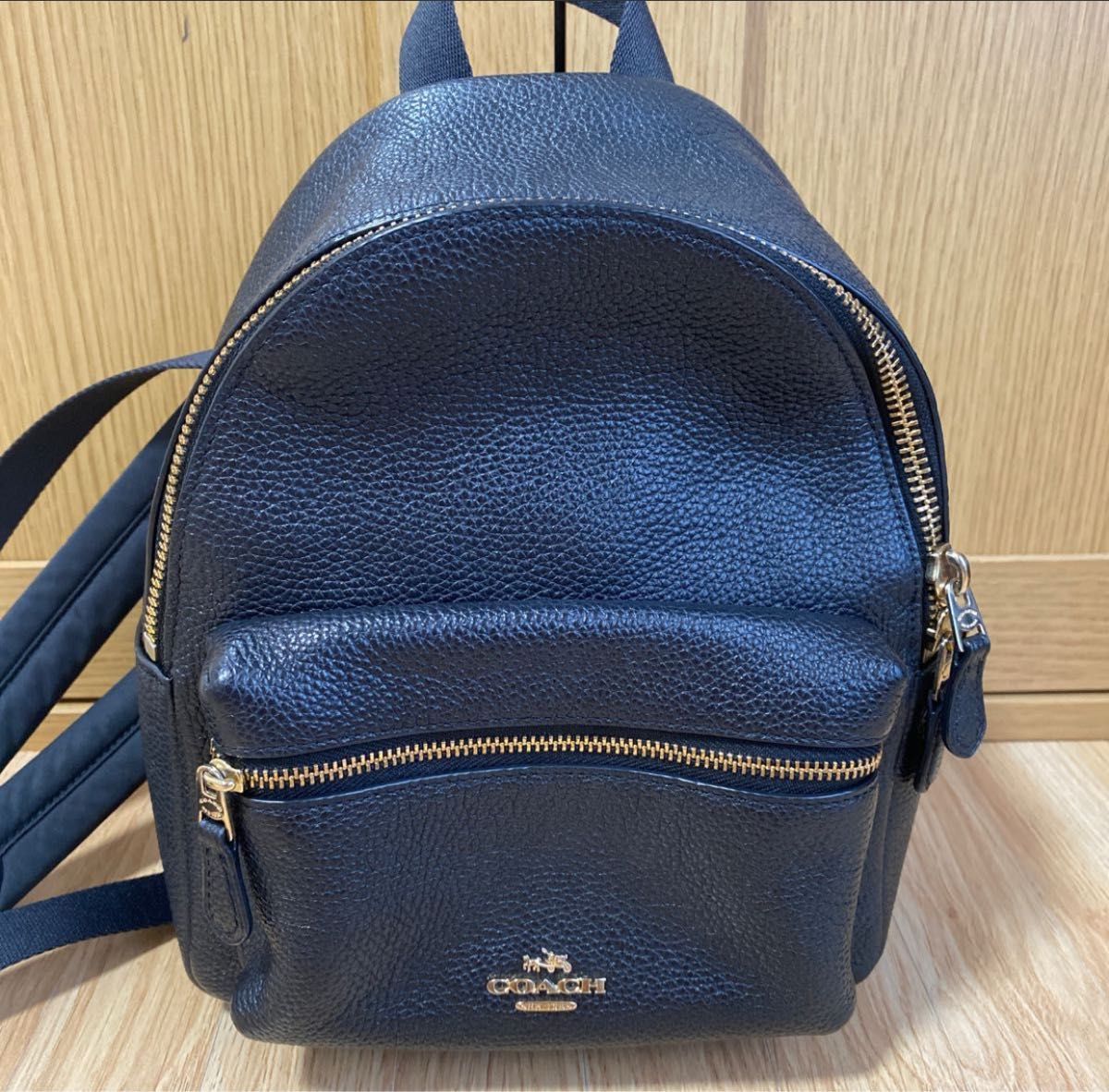 COACH コーチ ミニリュック レザーリュック 黒 Yahoo!フリマ（旧）-