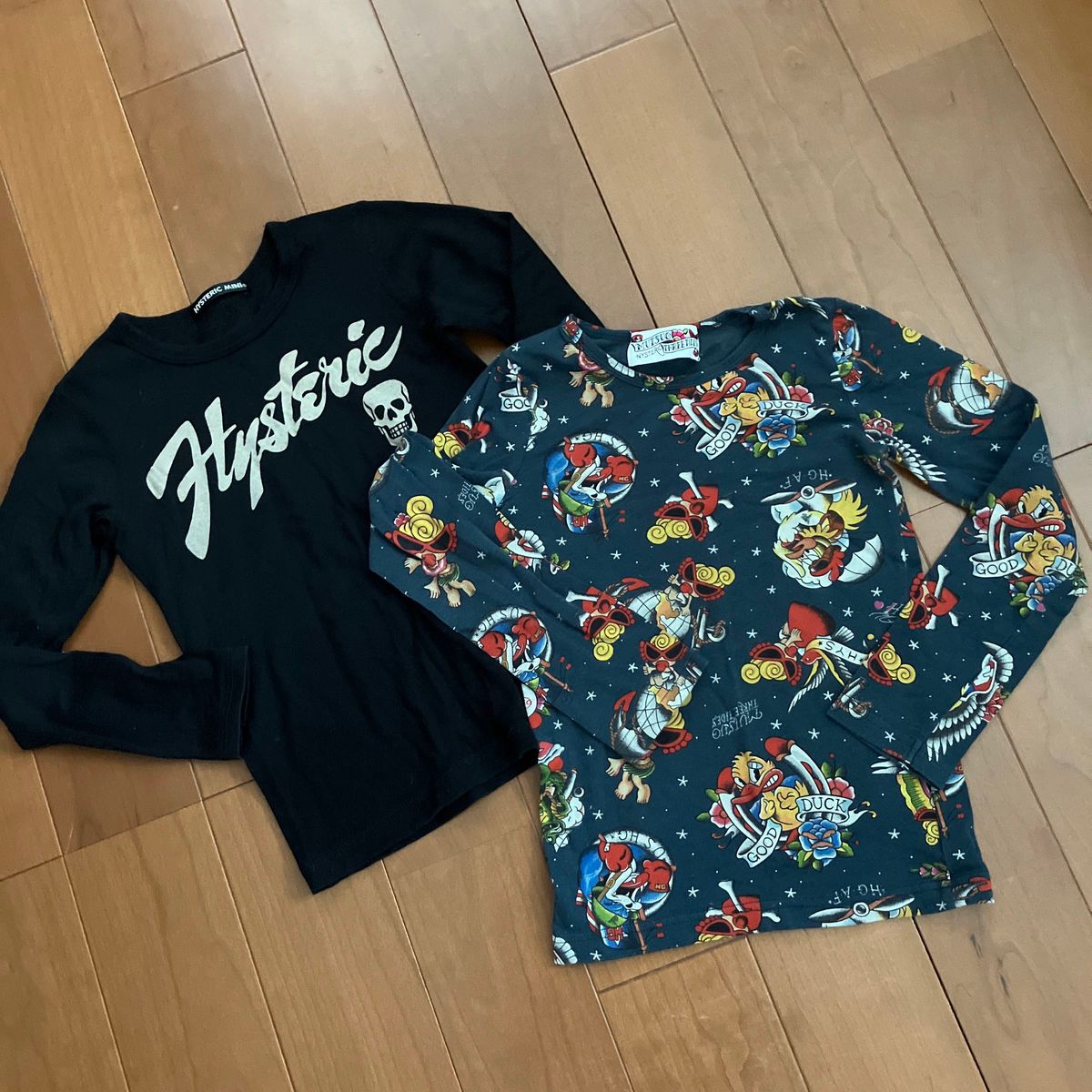 ヒスミニ 長袖 ロンT 2枚 110-120 長袖Tシャツ 長袖シャツ トップス