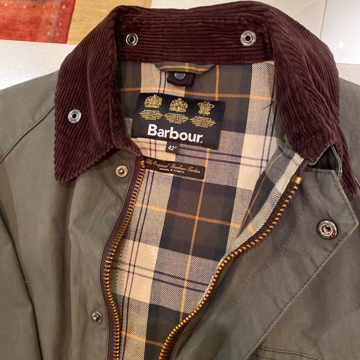 【中古】Barbour ビューフォート　サイズ　42_画像2