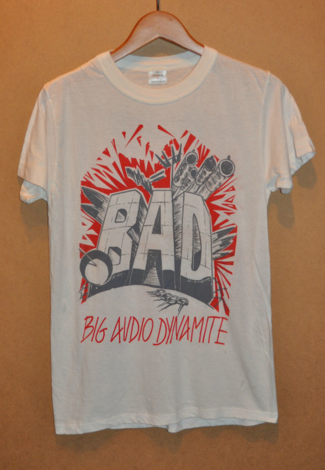 デッドストック 80年代 BIG AUDIO DYNAMITE TOUR ビッグ オーディオ ダイナマイト ツアー Tシャツ_画像1