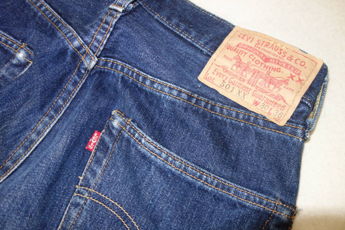 Levi's リーバイス 501XX BIG-E 501-0003 1955年 復刻モデル 米国バレンシア工場製 W30 L36 チェーンステッチ ビッグE_画像3