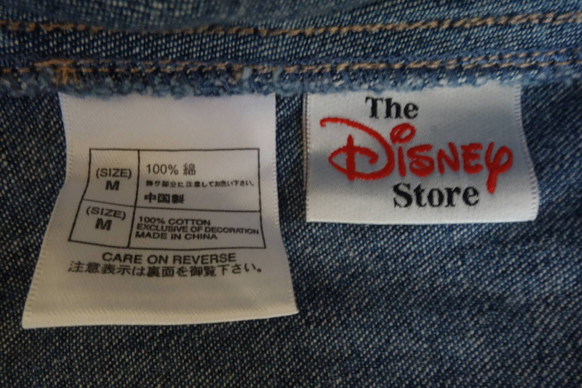 ●The Disney Store ミッキーマウス ディズニー オーバーオール サロペット オールインワン デニム サイズM_画像10