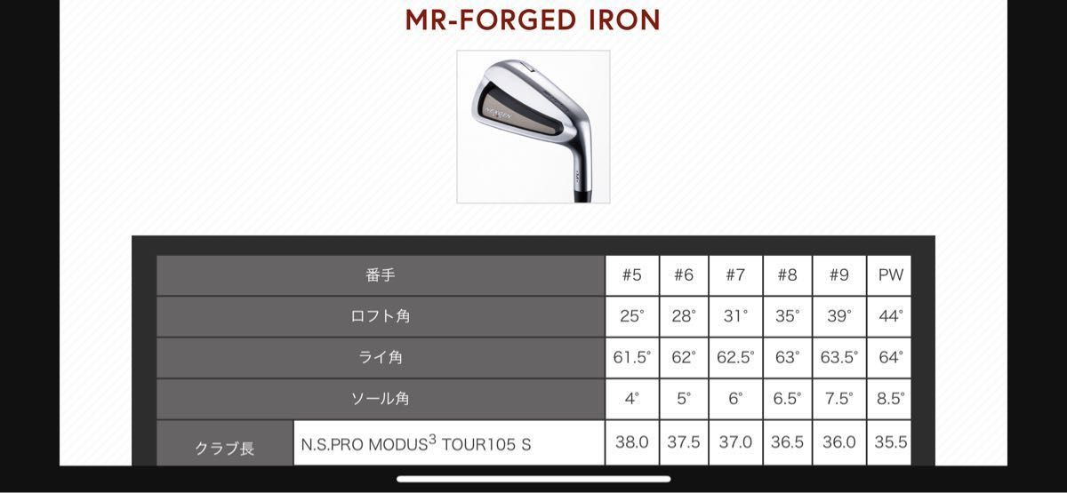 美品 ネクスジェン NEXGEN MR フォージド アイアン6本セット #5 美品 ネクスジェン NEXGEN MR フォージド アイアン6本セット #5
