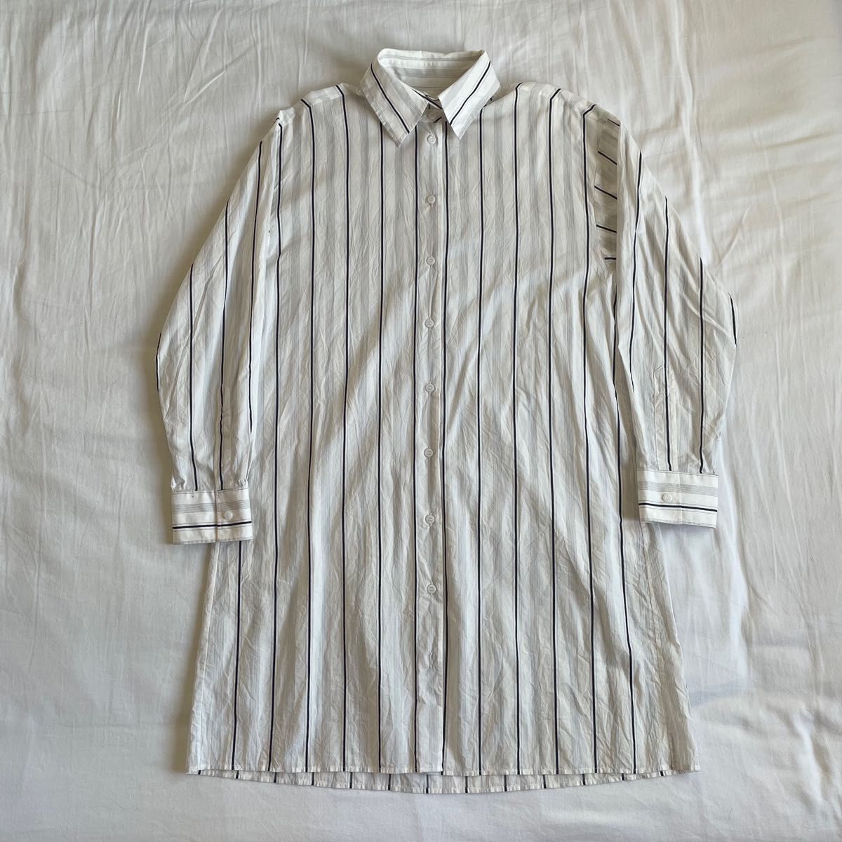 20ss Maison Margiela マルジェラ ストライプ ロング シャツ シャツ