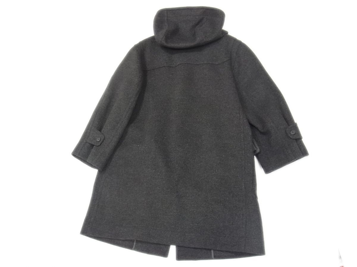 美品 DAKS ダックス ウール100% ダッフルコート 裏チェック柄-
