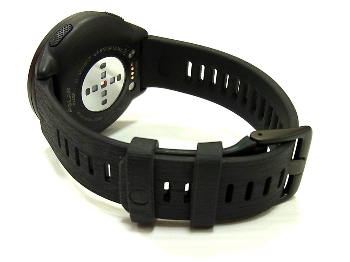 美品 定価34,980円■Polar Pacer GPS スマートウォッチ ナイトブラック 腕時計 心拍 トレーニング ランニング マラソン メンズ レディース_画像7