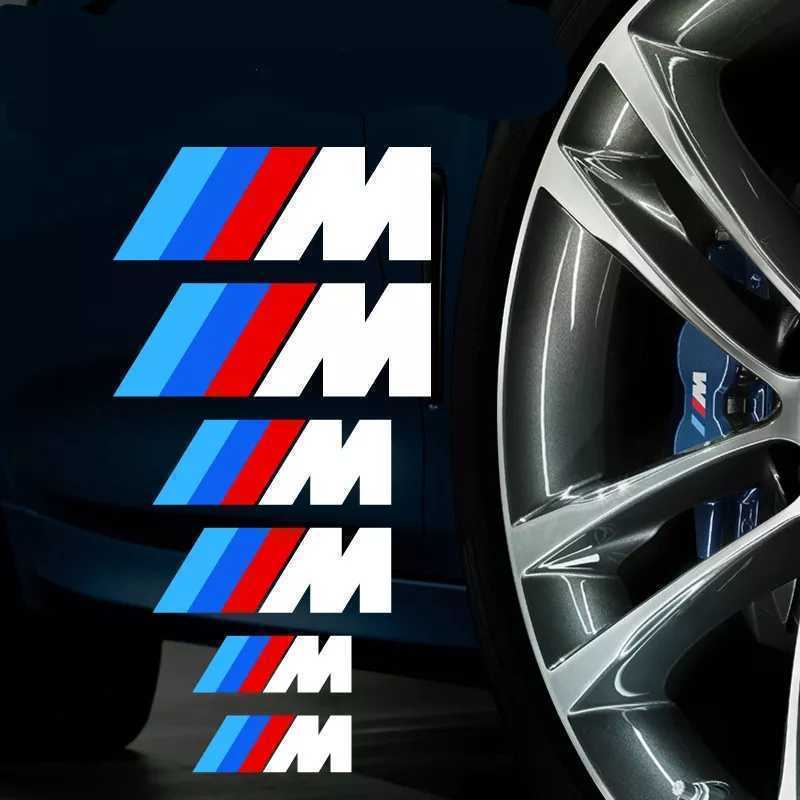BMW(M)ブレーキキャリパー ワイパー ステッカー【ホワイト】6P■Msport MPerformance MPower E46 E60 E90 F10 F20 F30 X12345678 ALPINA_画像1