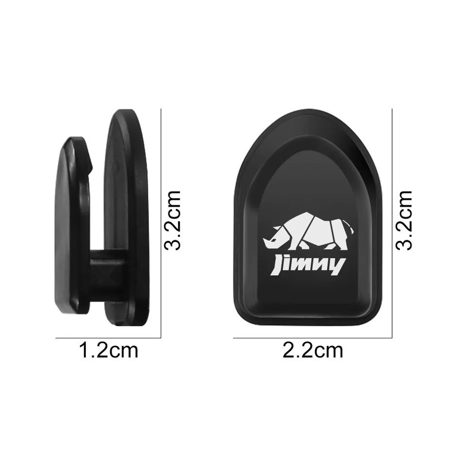 【Jimny】B アクセサリーフック 2個セット■スズキ ジムニー JB23 JB33 JB43 JB64 JB74 JA11 JA12 JA22 SJ30 シエラ マスク キーホルダー_画像4