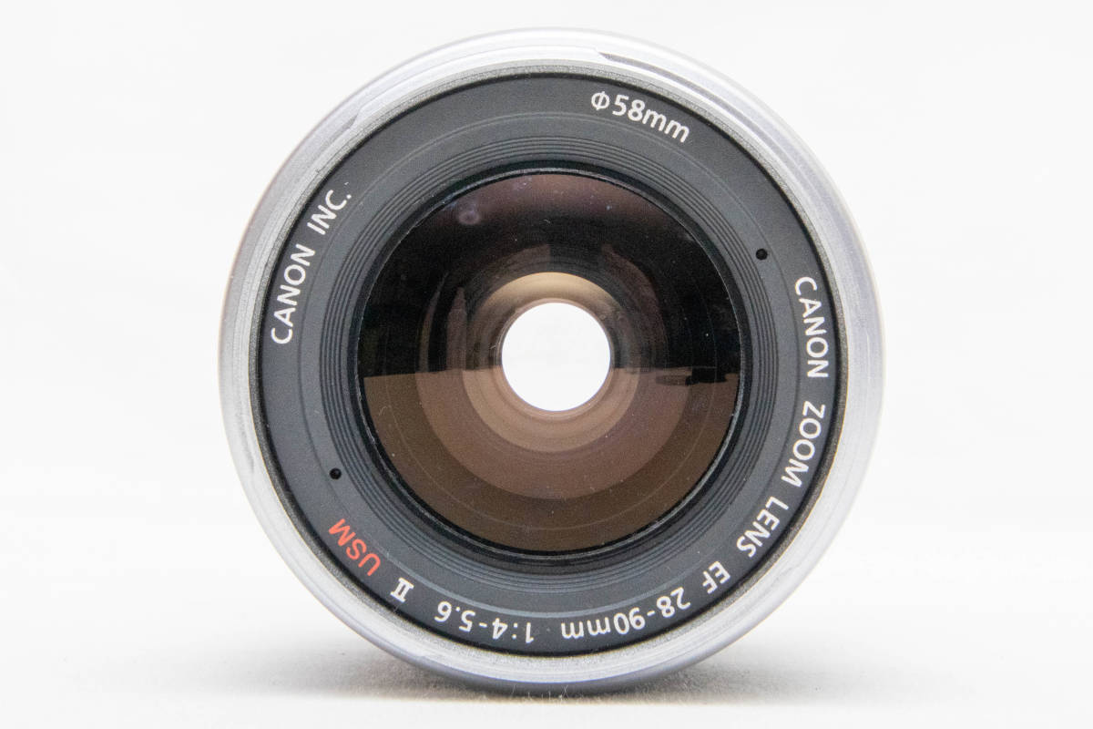 [311]☆送料無料☆ジャンク Canon EF 28-90mm F4-5.6 Ⅱ USM シルバー キャノン_画像4