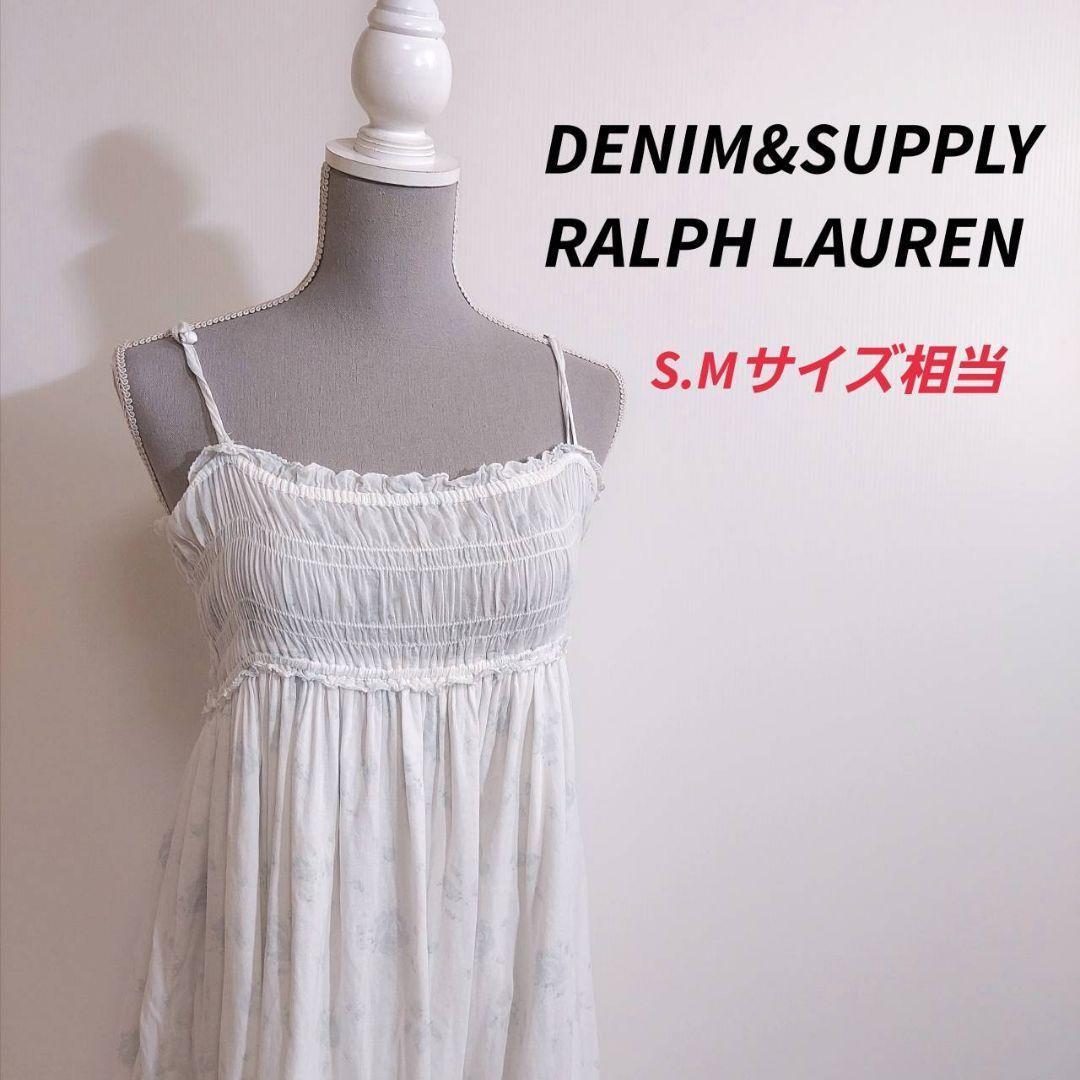 Ralph Lauren 花柄キャミワンピース・メリヤス生地 S.Mサイズ相当 ガーリー 重ね着66592