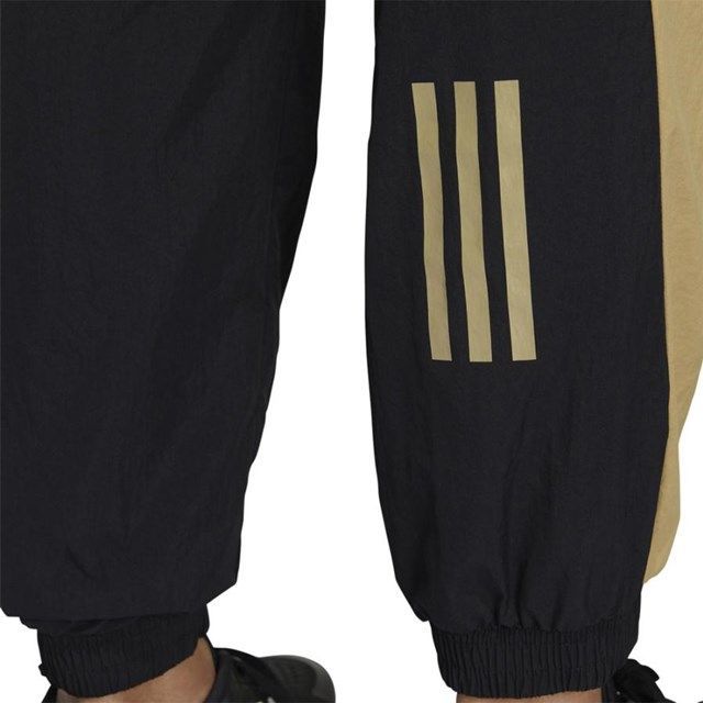 ★アディダス adidas 新品 メンズ MWORD ウーブンパンツ 暖かい 裏起毛トリコット ロングパンツ 2XLサイズ [HM2692-2XL] 四 零★QWER★_画像5