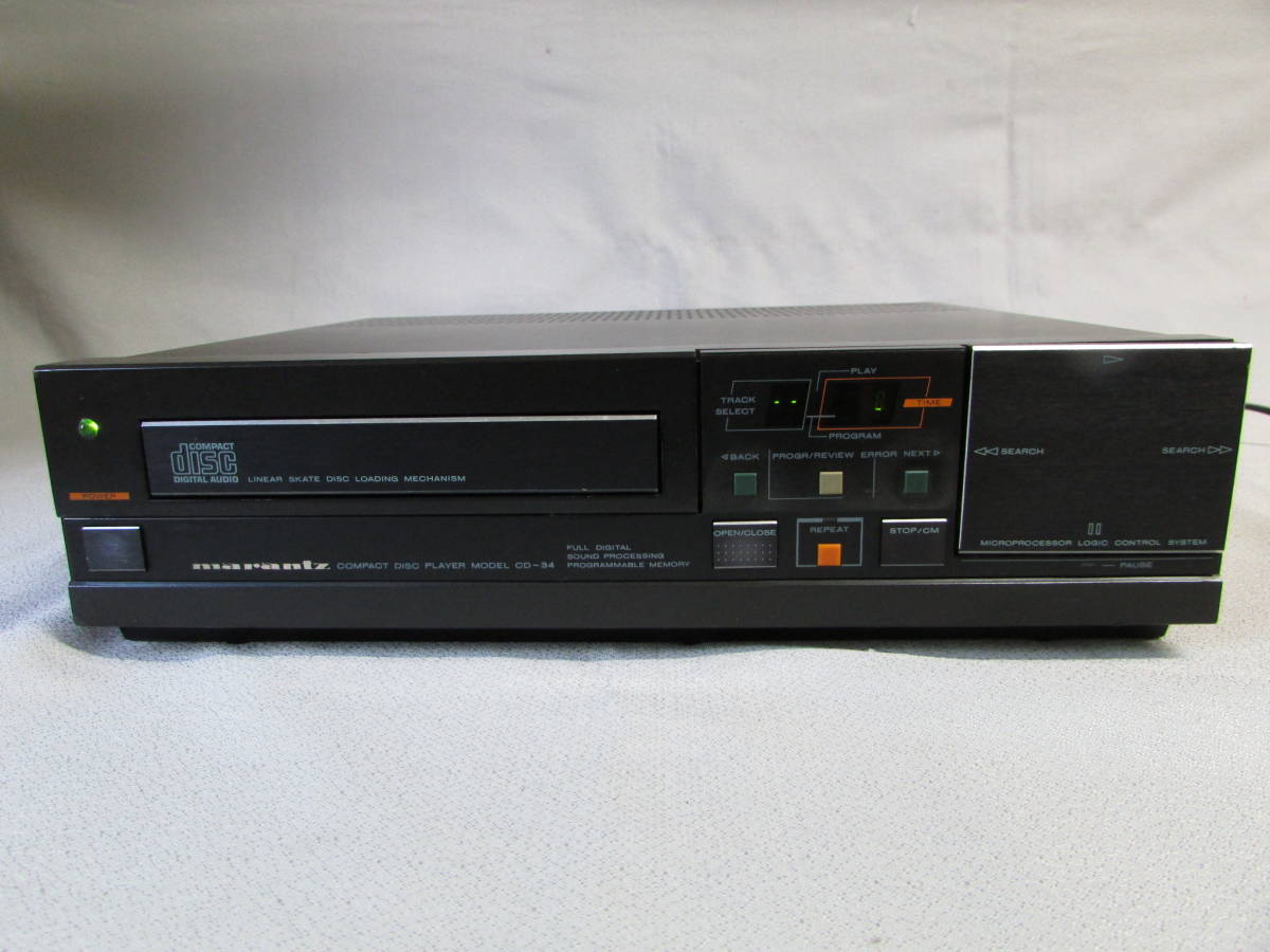 独特な店 MARANTZ マランツ CD-34（F）ＣＤプレ－ヤ－中古ジャンク品