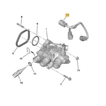 プジョー/シトロエン サーモスタットアダプターケーブル/接続ハーネス | 207 308I RCZ 3008I 5008I | 1.6L用_画像3