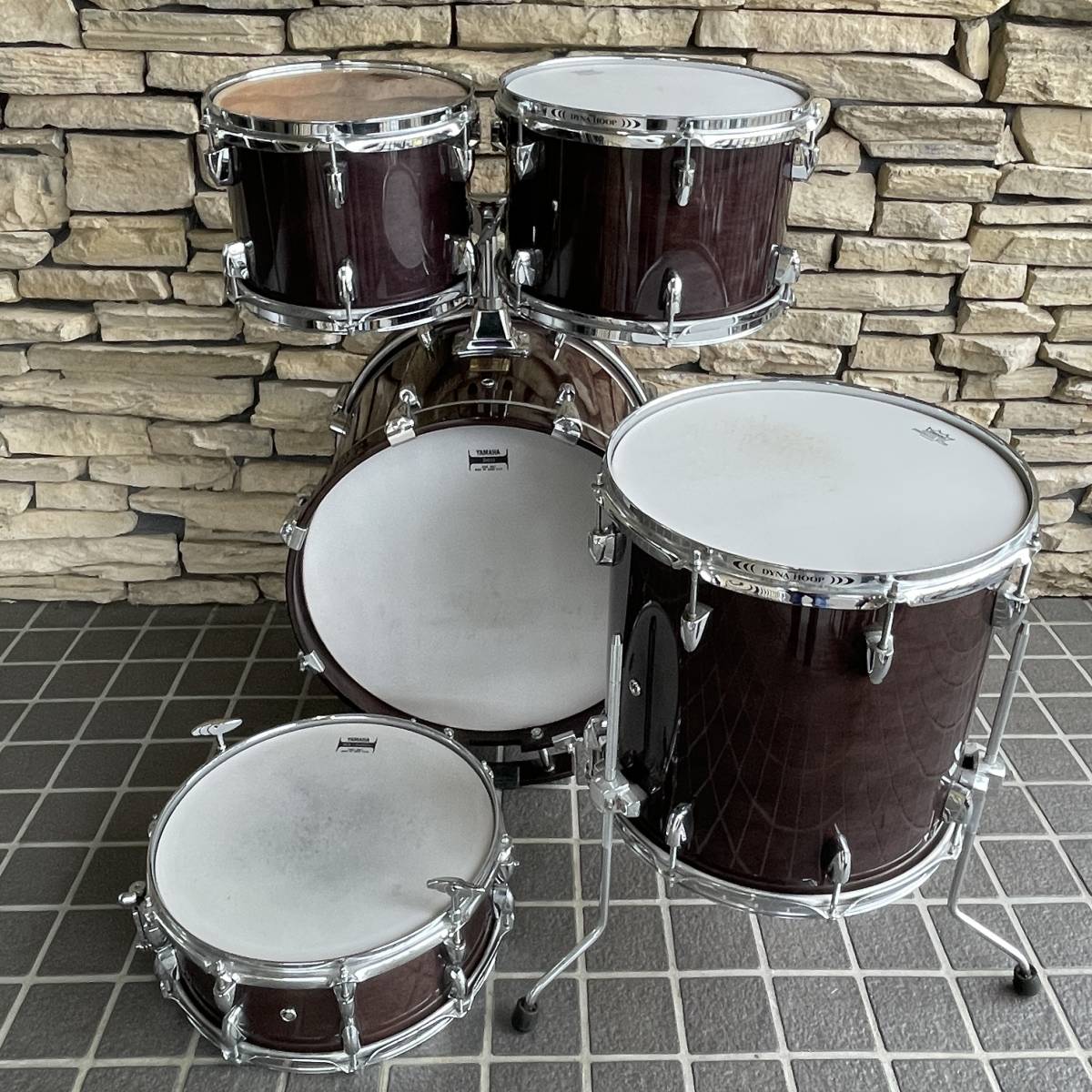 1円 札幌発 YAMAHA ドラム5点セット Maple Custom Absolute ヤマハ