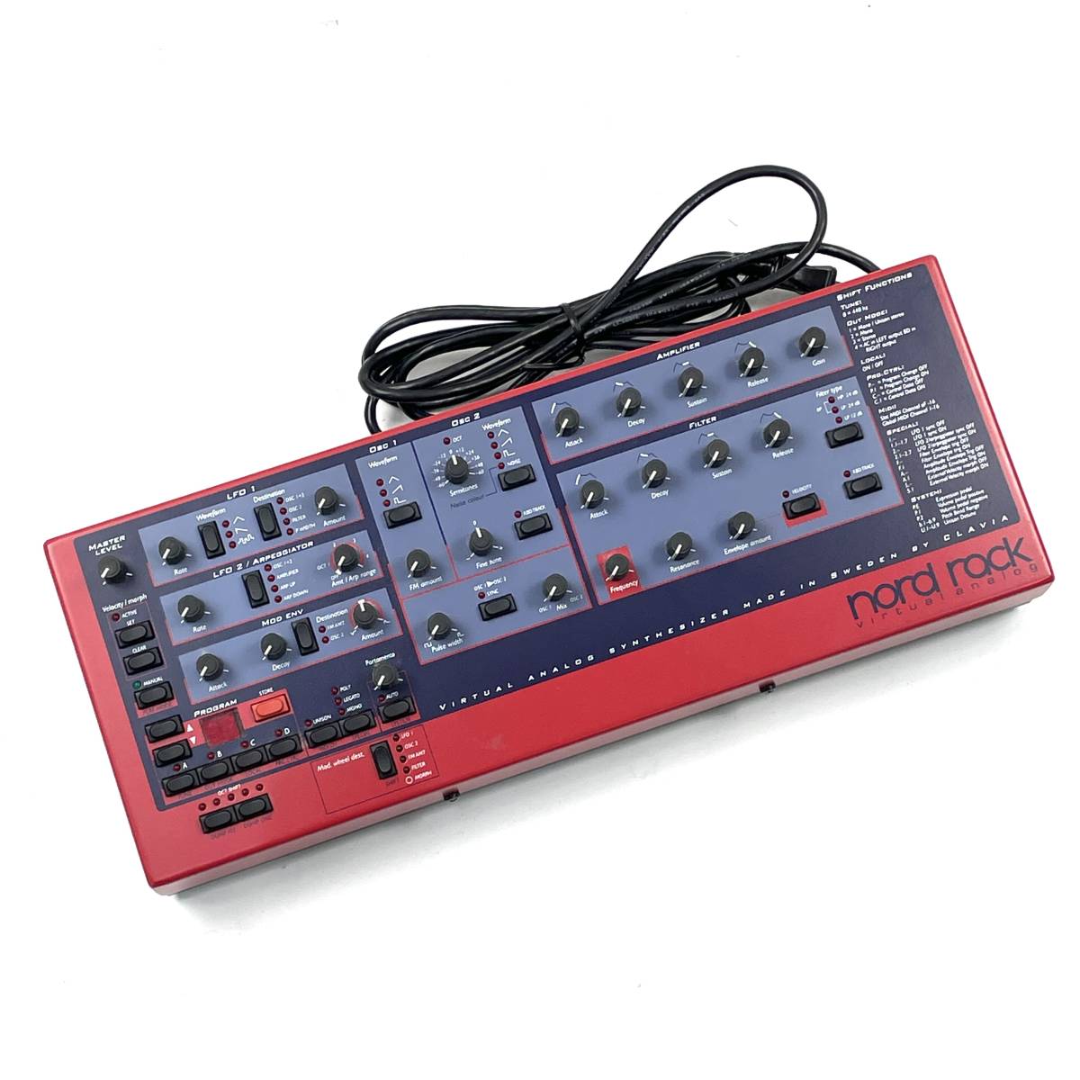 Clavia アナログモデリングシンセサイザー Nord Rack クラビア 音源モジュール【現状販売品】北E2_画像1