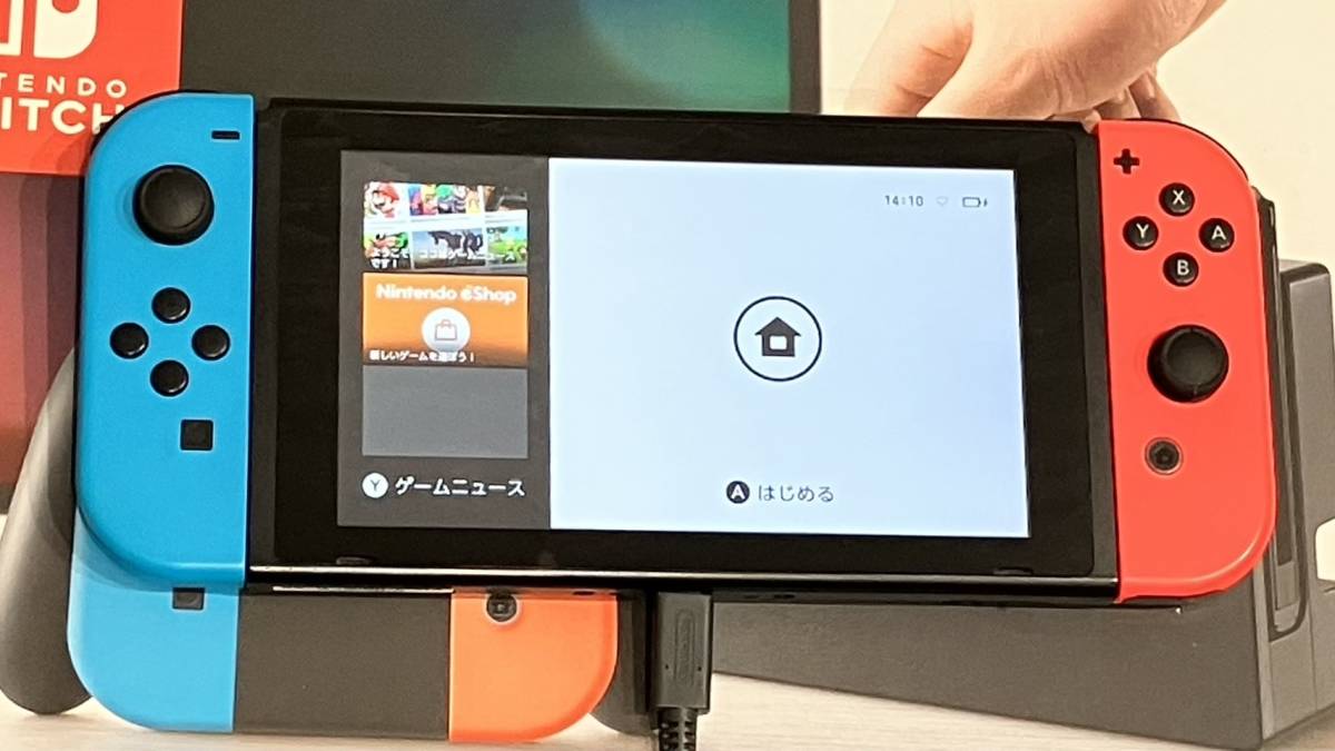 任天堂 NINTENDO SWITCH ニンテンドースイッチ 本体 jyo-con ネオンブルー ネオンレッド _画像4