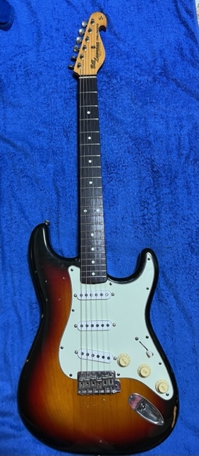 Bill Lawrence Challenger-1D Model Black'62 84年頃製 モーリス製造 PUは Fender ジャパンビンテージ ビルローレンス ストラト_画像1