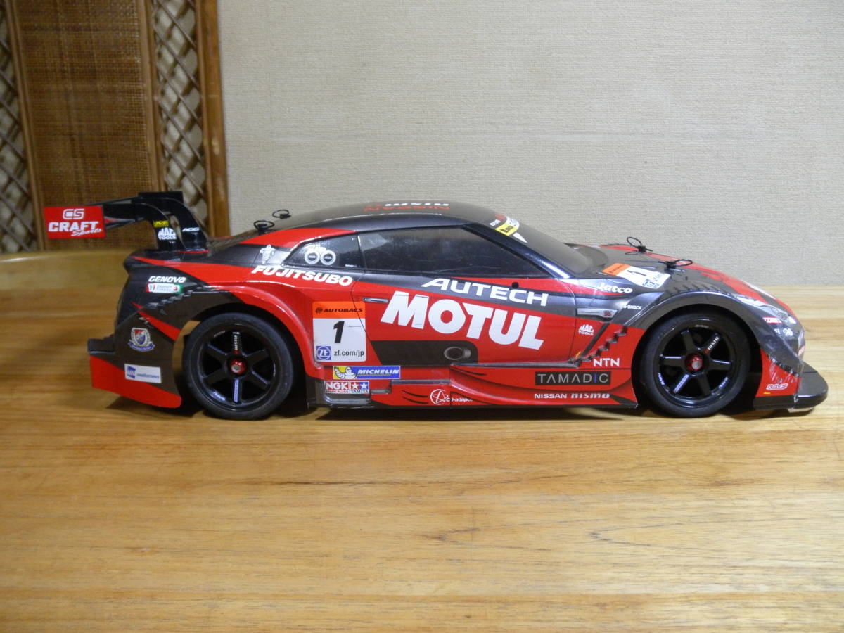 ★タミヤ 1/10 TT-02 ４WD♪モチュール オーテック GTR(R３５)♪2.4Ghzプロポ♪フルベアリング◇即走行可 動作確認済フルセット☆_画像5