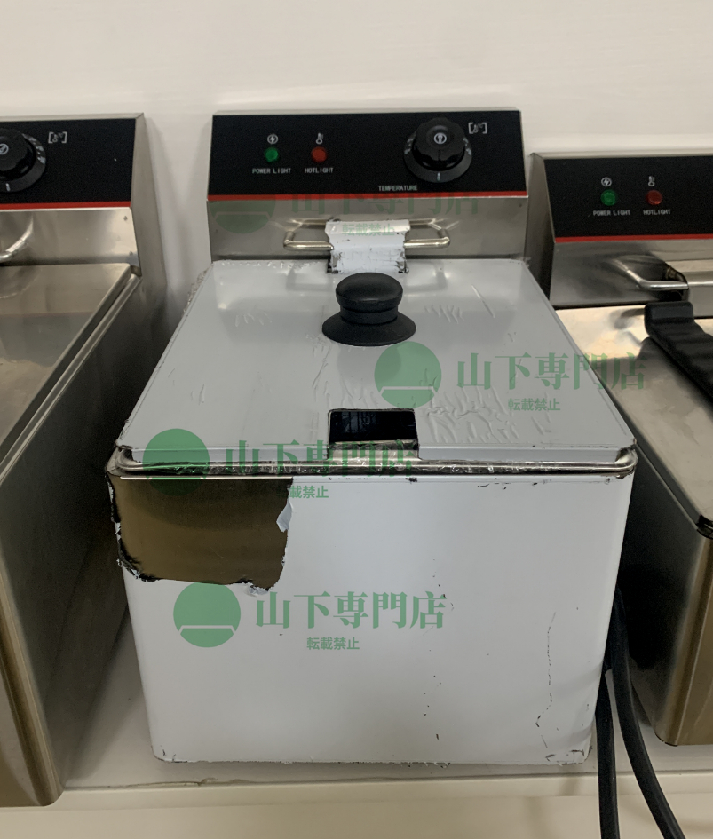 山下専門店 卓上型 電気フライヤー 1槽式 18L 温度制限器付 単 山下専門店 卓上型 電気フライヤー 1槽式 18L 温度制限器付 単