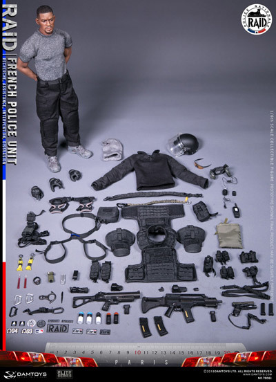 ▲ DAMTOYS社製 FRENCH POLICE UNIT【マガジン*2】1/6 スケールフィギュア SOLDIERSTORY ダムトイズ ミリタリー ミニチュア_こちらの商品よりパーツ取りしたものです