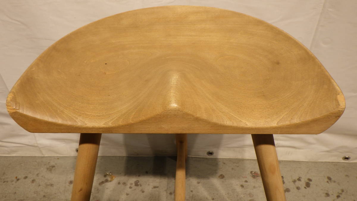 ☆1283 大 椅子 3本足 シューメーカーチェア SHOEMAKER CHAIR
