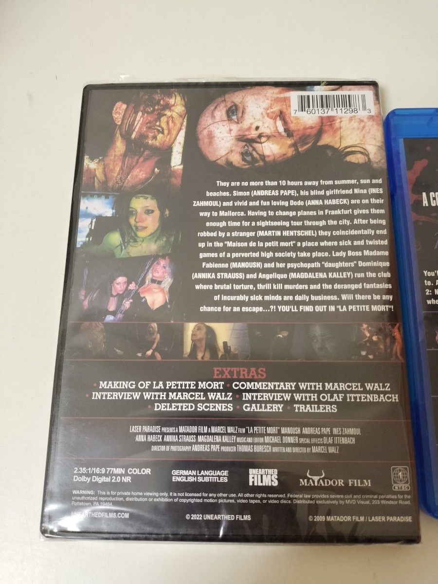La Petite Mort 1&2 輸入盤　DVD　Blu-ray　グロ　ゴア