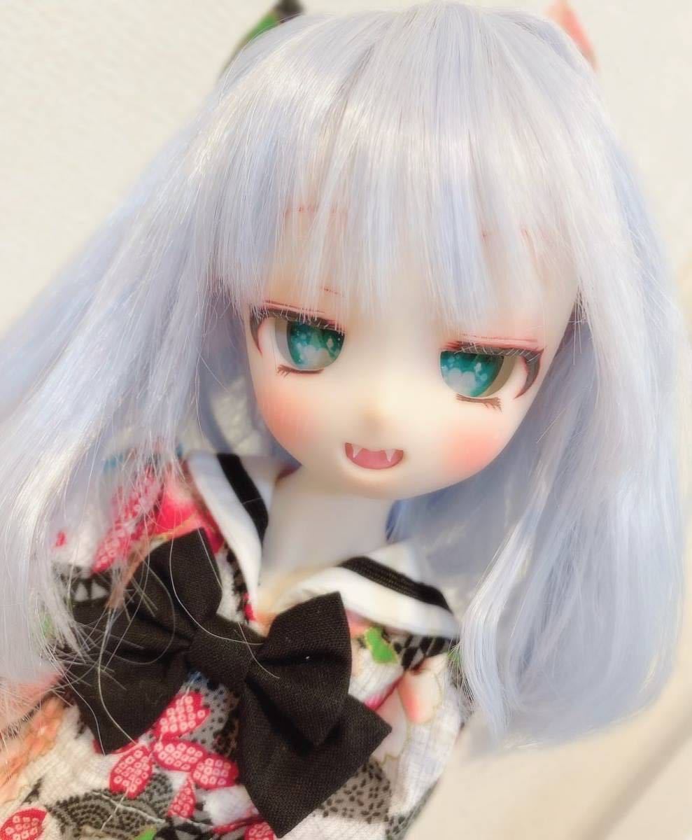 lune* DDH-29 開口カスタムヘッド ソフビ盛り SW肌+アイ2種+舌