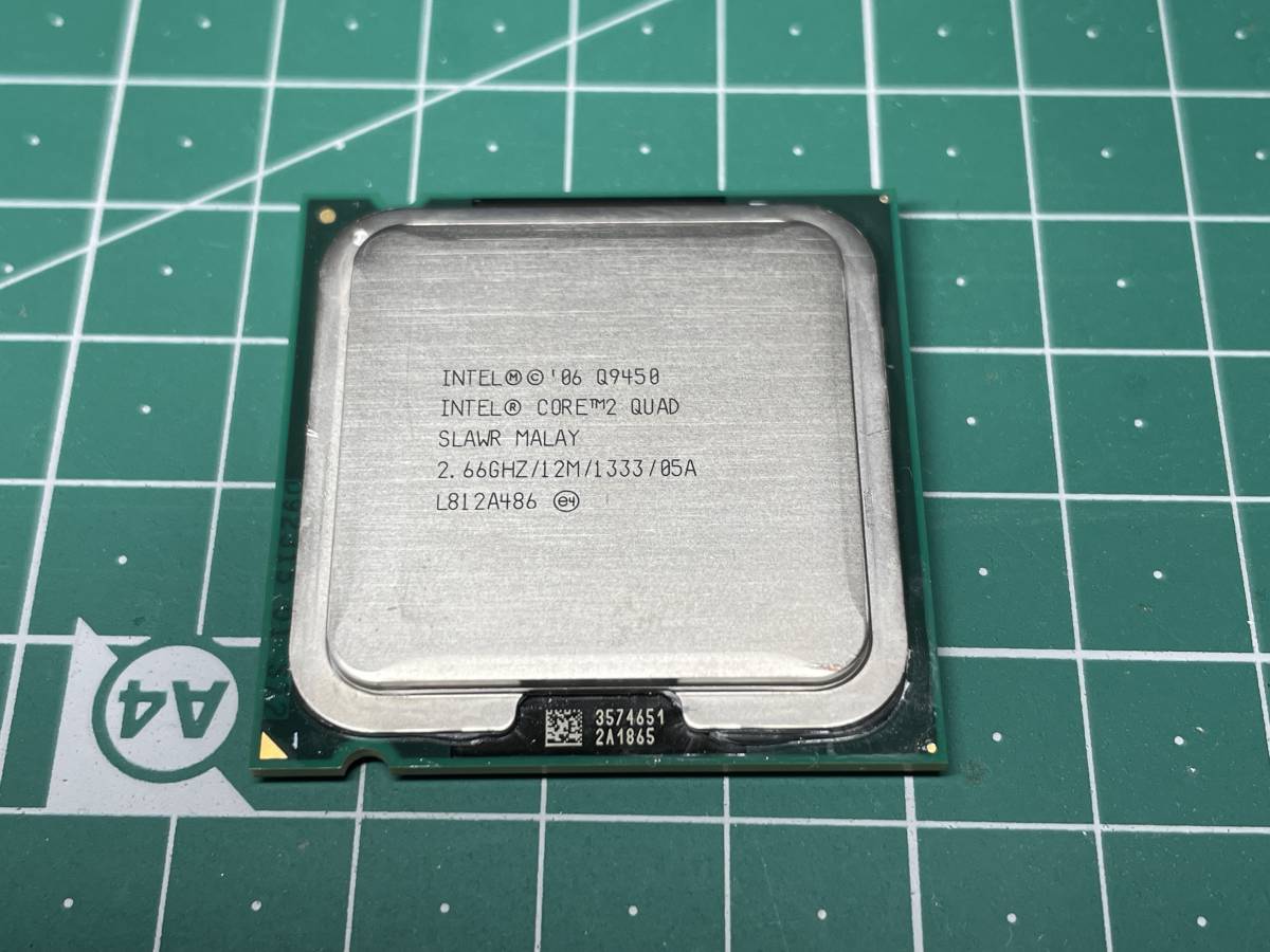 中古 Intel Core2 QUAD Q9450 BIOS起動確認済_画像1
