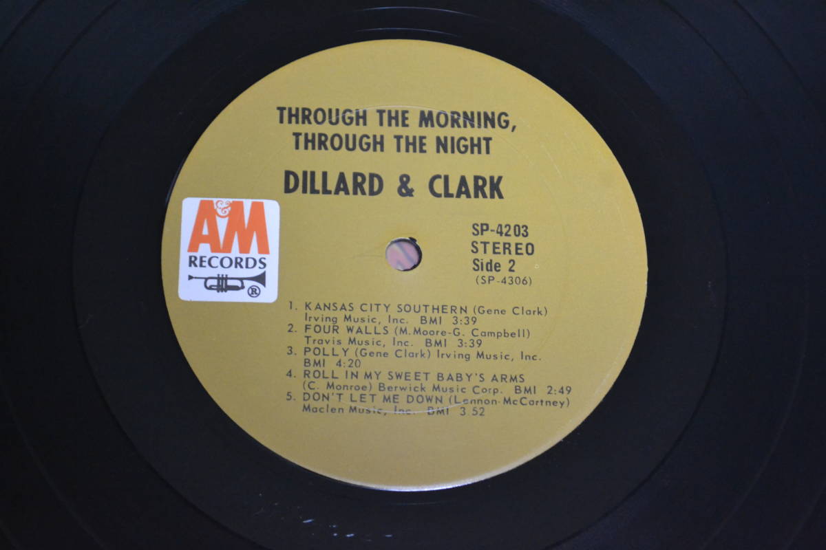 12(LP) DILLARD & CLARK Through the Morning Through the Night USオリジナル　1969年_画像4
