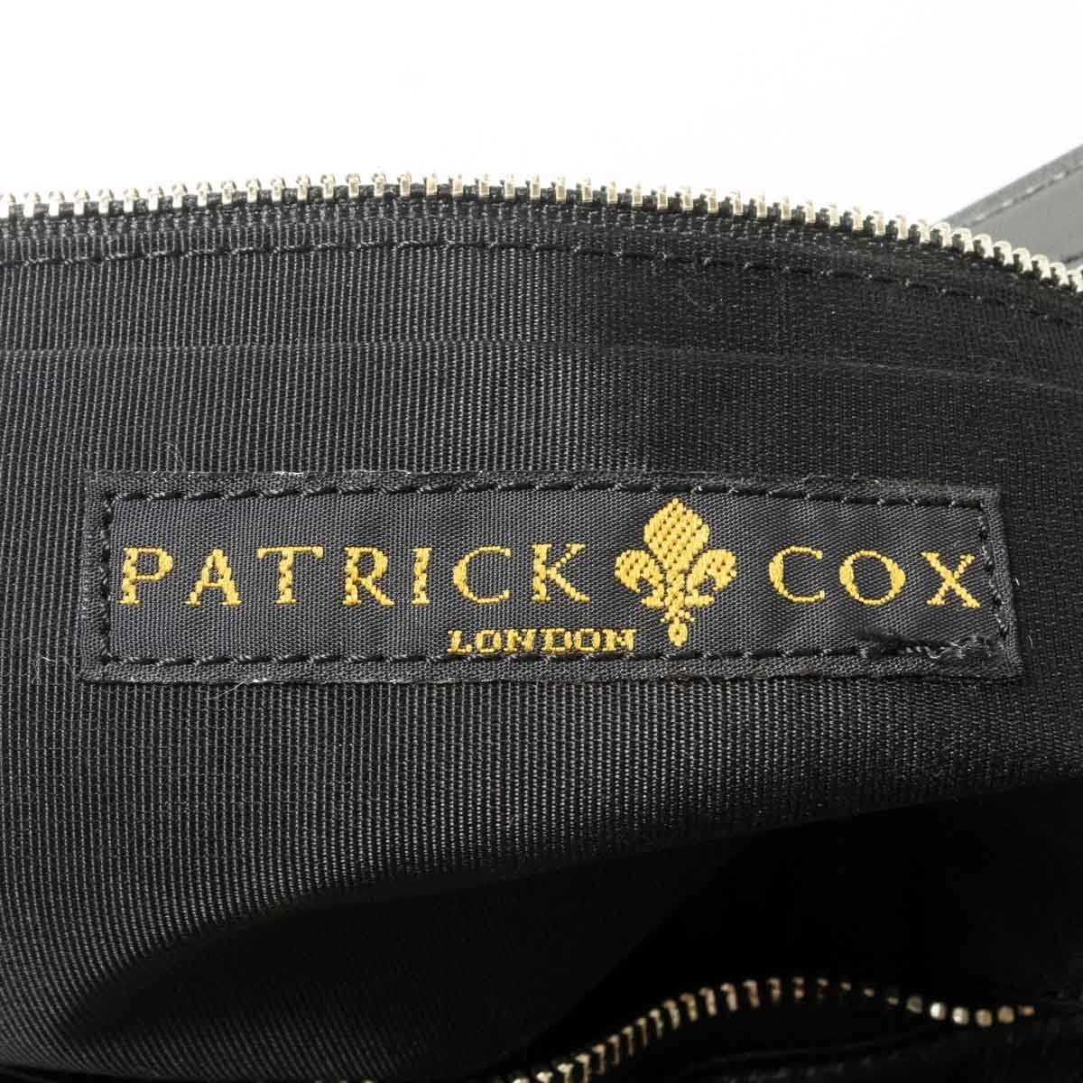 PATRICK COX パトリック コックス 総柄 トートバッグ 鞄 カバン ファッション小物 服飾小物 キャンバス ブラック 黒 ホワイト 白 綺麗め_画像10