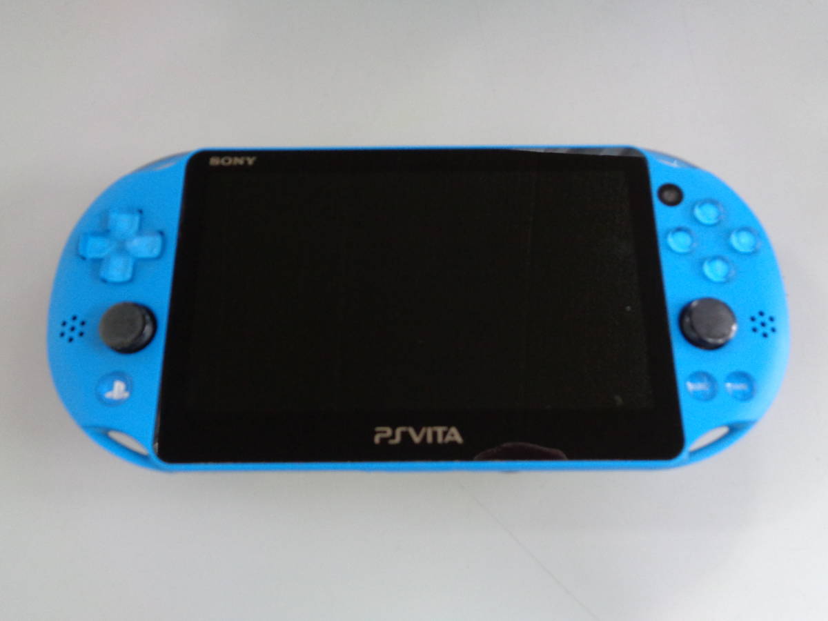 SONY PlayStation Vita PSVITA アクア・ブルー PCH-2000 本体のみ 動作