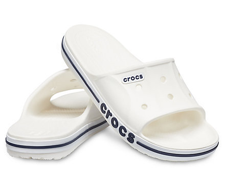 crocs クロックス バヤバンド スライド 白 27cm ホワイト 正規品 Bayaband Slide White 205392 リラックス ビーサン ビーチサンダル 新品_画像2