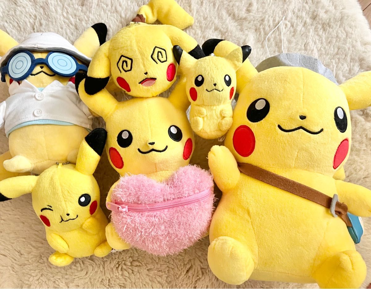 ポケモンセンター ポケセン ピカチュウ ぬいぐるみ マスコット セット