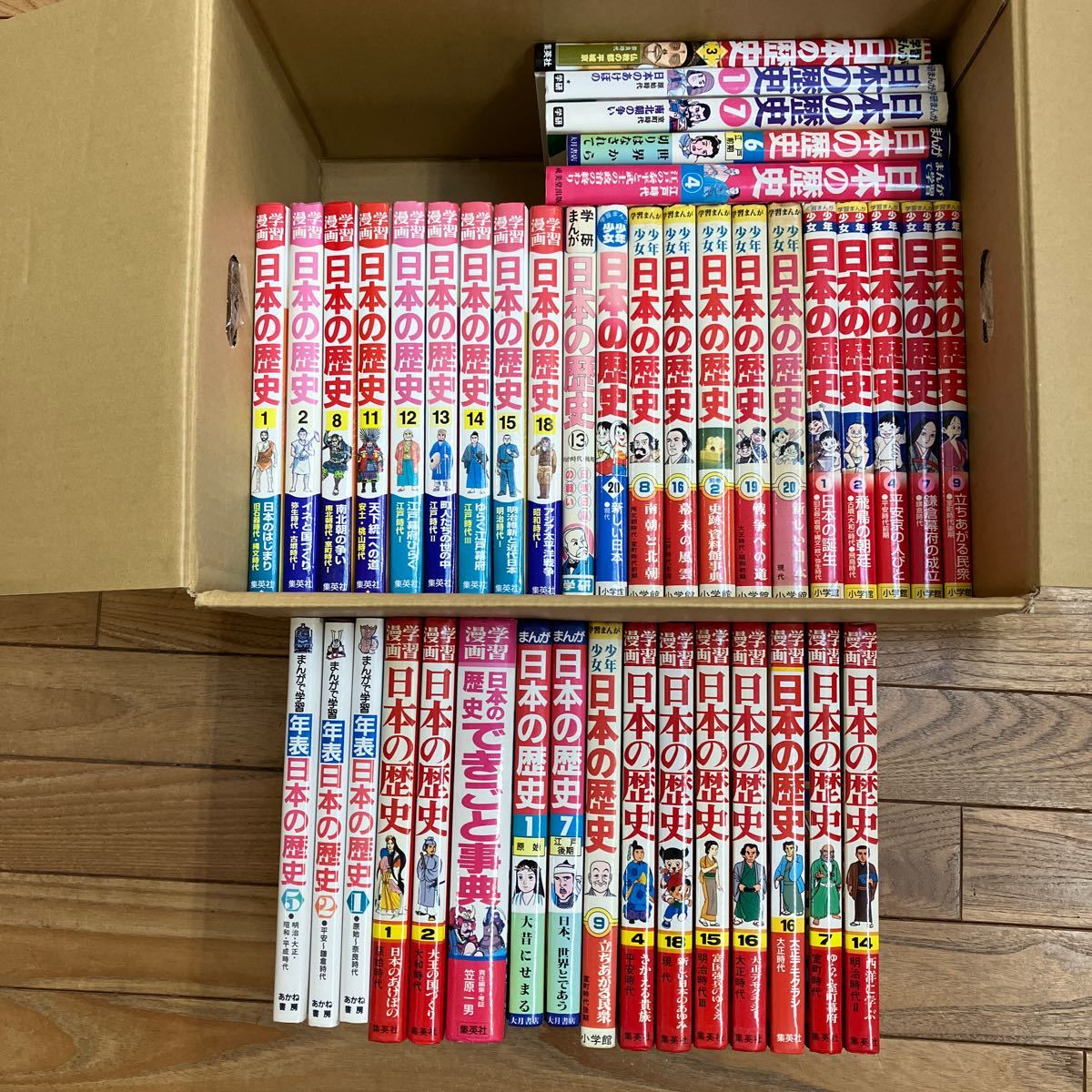  large SET-ш923/ study manga don't fit 42 pcs. summarize boy young lady Japanese history study .. bulrush ... study Shueisha Shogakukan Inc. Gakken 