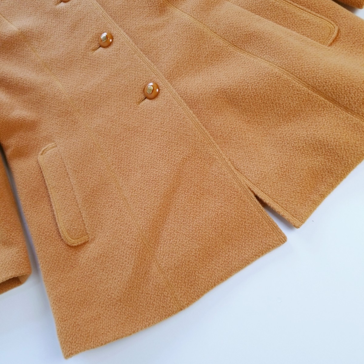 美品 Bellesafeena ベルサフィーナ レディースロングコート ウール