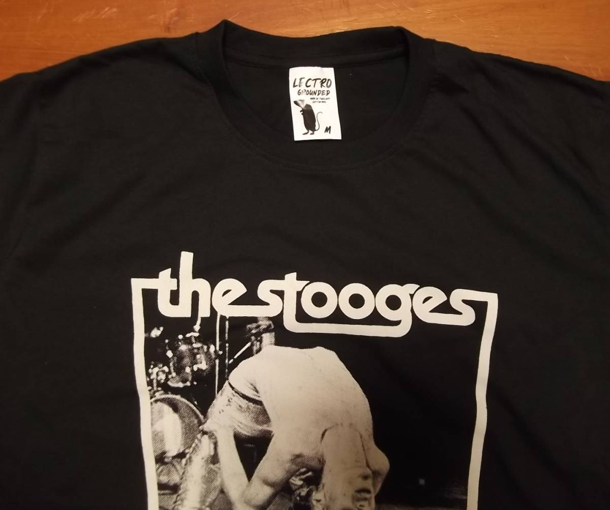 新品【Iggy Pop the Stooges】イギーポップ ストゥージズ プリント Tシャツ M // パンク ガレージロック ロックＴシャツ バンドＴシャツ_画像3