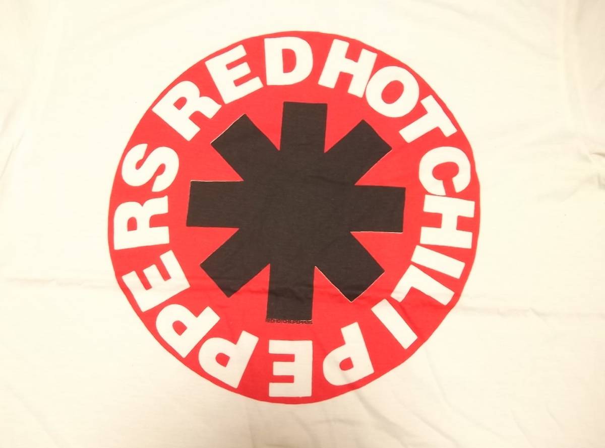 新品 【Red Hot Chili Peppers】 レッドホットチリペッパーズ ロゴ マーク プリント Tシャツ XL // レッチリ バンドTシャツ ロックTシャツ_画像2