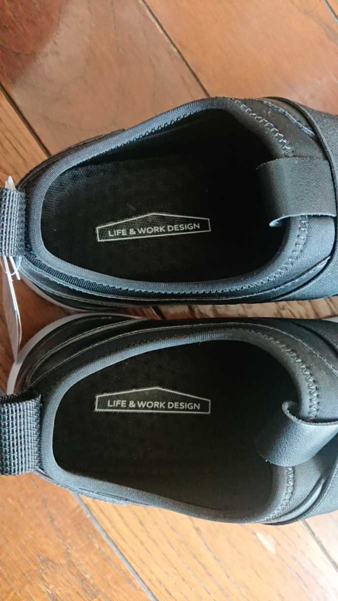  new goods unused [AOKI LIFE&WORK DESIGN casual shoes ]26.5~27.0 black 