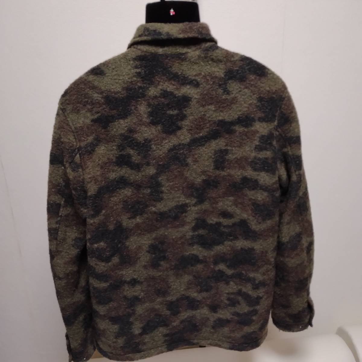 Peak Performance (ピークパフォーマンス) Mens Wool Camo Shirt / L 中古品_画像2